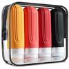 90ml/Set Silicone Travel Cosmetics Bottles Empty Squeeze Containers Leakproof Refillable Bottle For Shampoo Conditioner Lotion