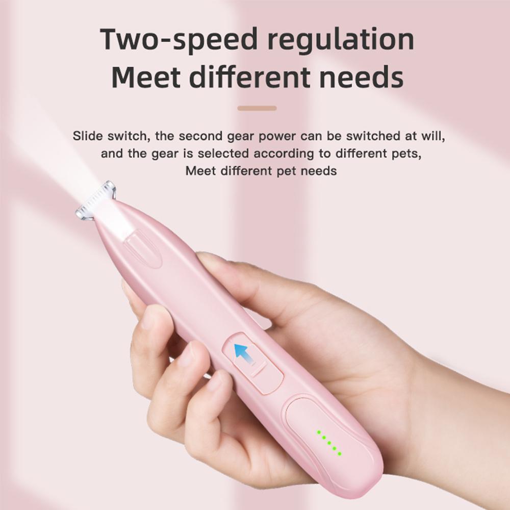 2-Speed Dog Grooming Clippers with Widened Blade for Grooming Hair of Small Area