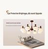 2025 French Mid-Century Luxury Chandelier: Retro American Persimmon Hall Lighting Fixture