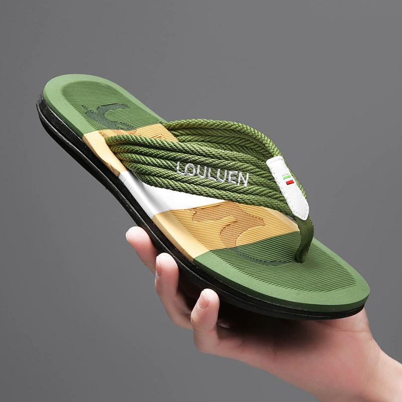 European and American Flip Flops for Men In Summer, Anti Slip for Beach Wear, Flip Flops for Men, Sandals for Men, Sandals for Casual Wear
