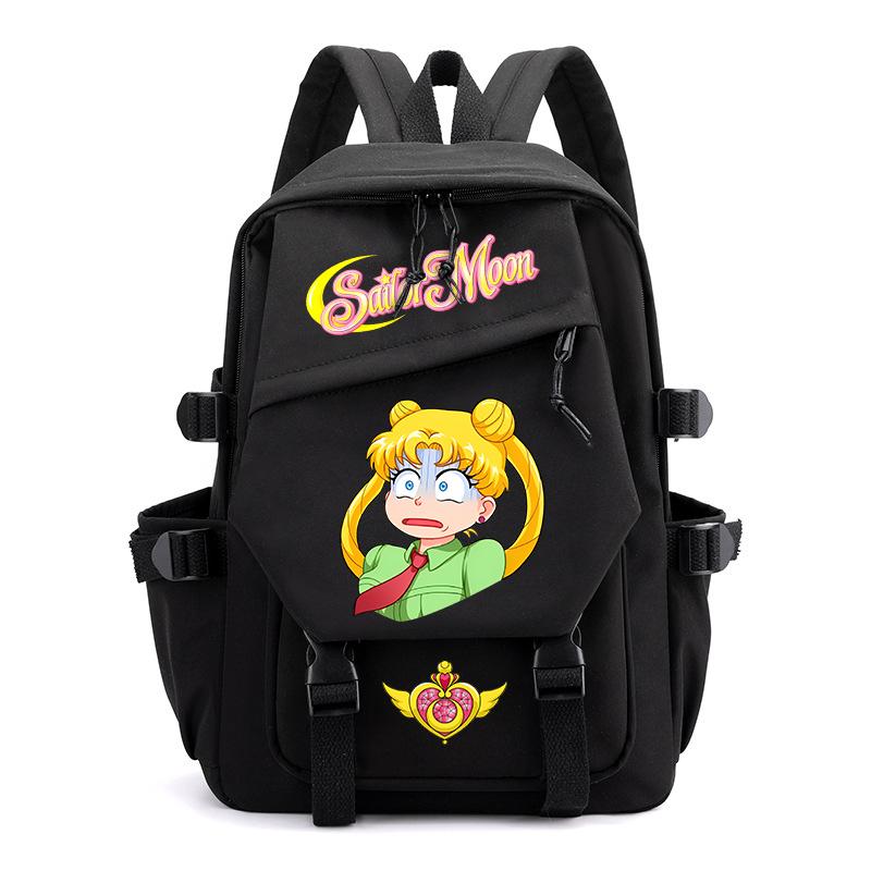 Sailor Moon Anime Backpack for Girls Tiny Student Rucksack for Elementary School Daily Use