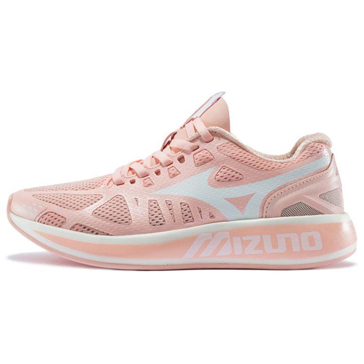 Mizuno Piloteer Trendy Comfortable Fabric Shock Absorption Non-Slip Wear-Resistant Breathable Low-Top Running Shoes Women Sneaker Pink D1GH200103