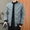 Winter Cotton-padded Jacket Men's Fashion Loose Baseball Collar Velvet Thickened Cotton-padded Jacket Winter Cotton-padded Jacket Public Version