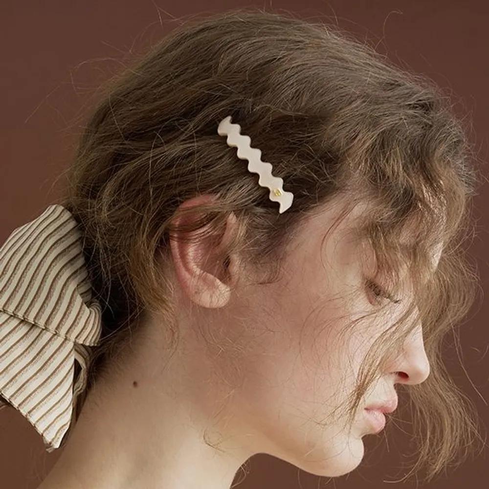 Lucid Wave Cellulose Smart Pin DESL055-0 Beige leopard print