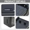 Travel Friendly Battery Charger For LI40B/LI42B Battery Charging Hub Ensures Long Last Power For Photography Enthusiasts