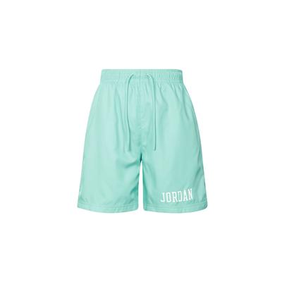 Essentials Alphabet Drawstring Mid-Waist Versatile Sports Shorts Men Bottoms Rising-Emerald FQ4566-349