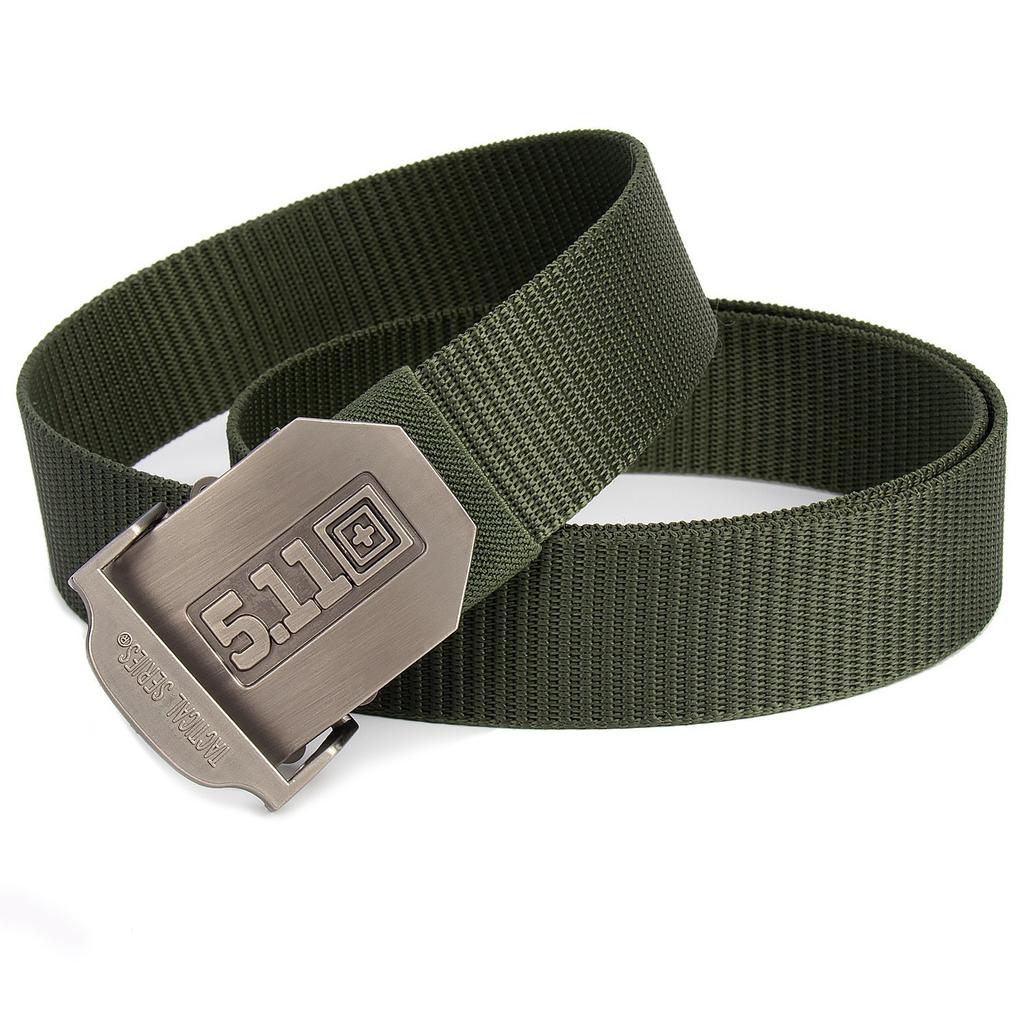 Belt Men'S Nylon Braided Adjustable Belt Men'S