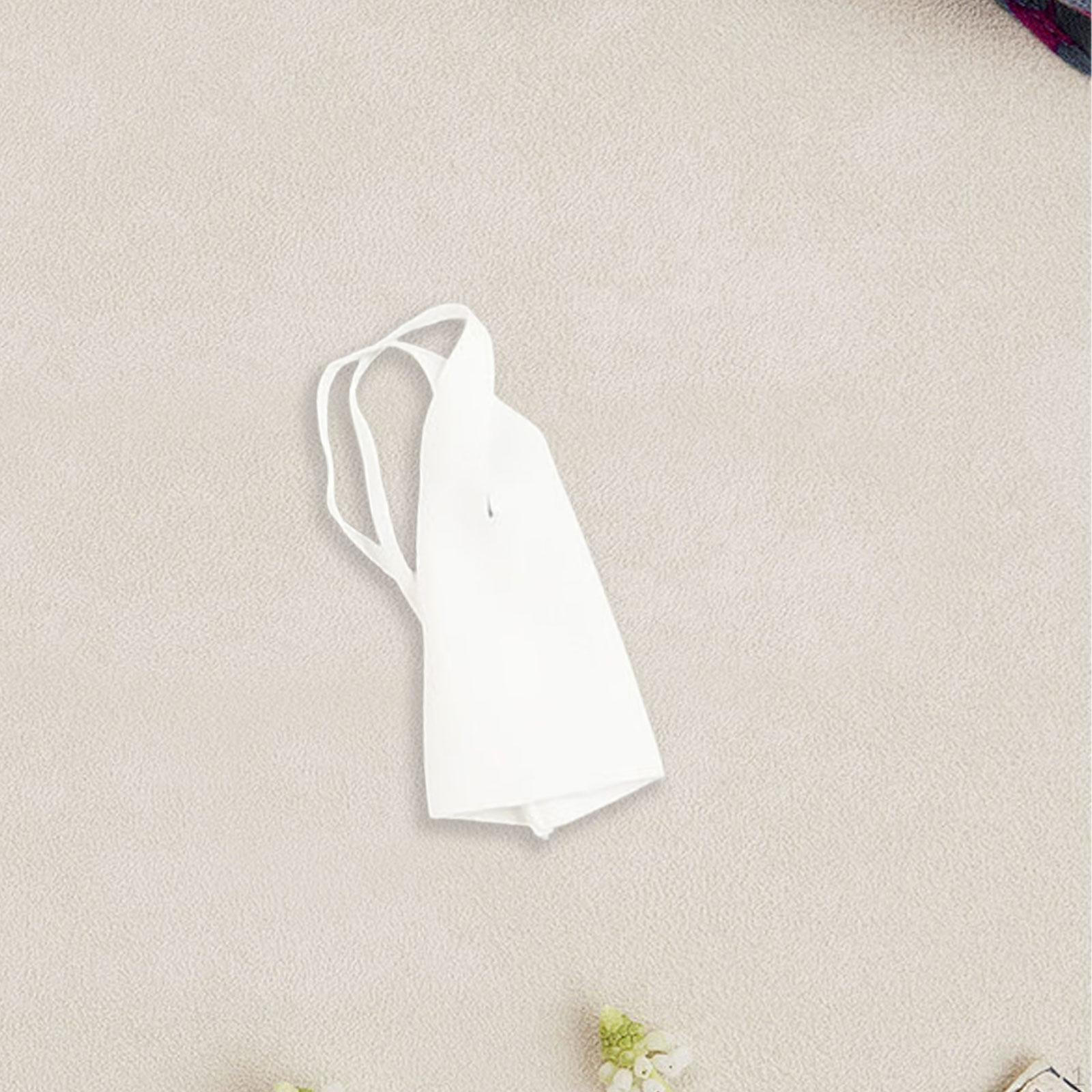 

1/12 Платье Галстук Мини Без рукавов для 6 Женских Фигурок White