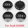 For Audi 8V4PCS 60mm 61mm 68mm 69mm 77mm Car Wheel Center Cap Hub Cover Badge For Audi A6 A3 A4 A5 A6 Q2L Q3 Q5 Q7 Q8 R8 Hubcap Accessories