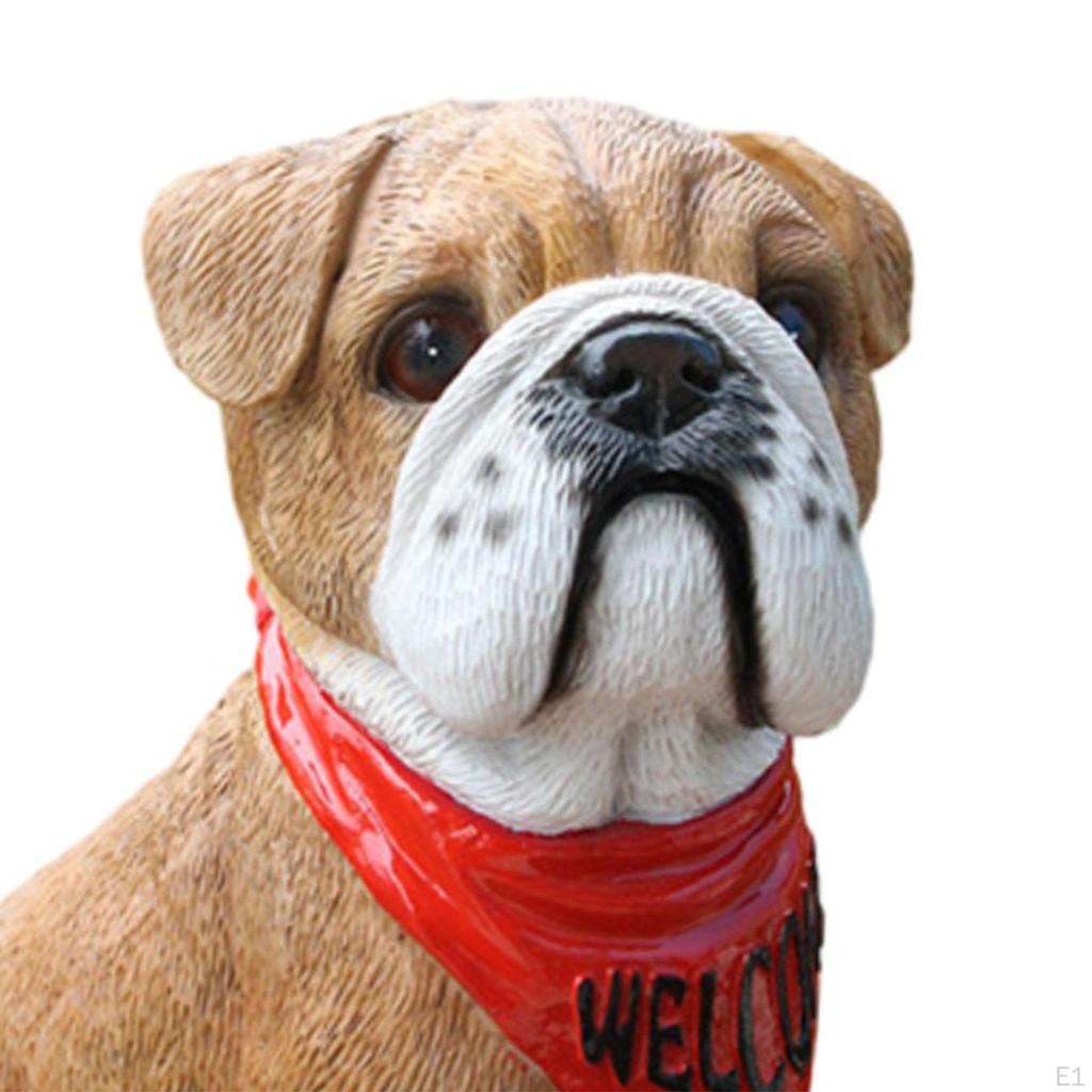 Animal Statue Dog Sculpture Desktop Figurines Collection Ornament for House Cabinets