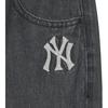 New MLB SS24 New York Yankees Jeans Women's Black 3FDPB0341-50BKS