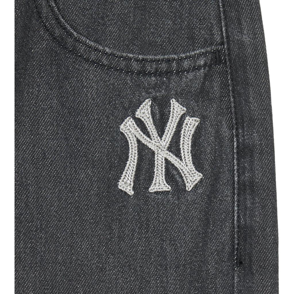 New MLB SS24 New York Yankees Jeans Women's Black 3FDPB0341-50BKS