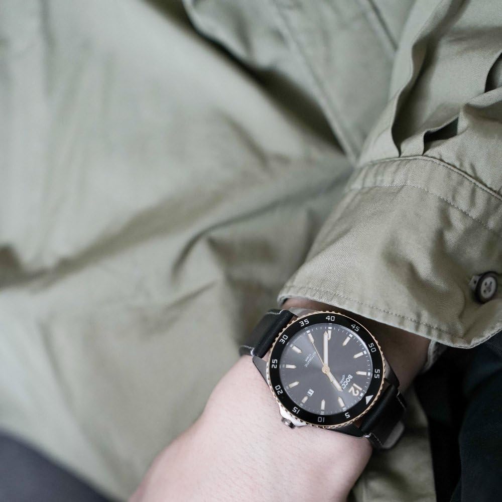 Boccia Titanium Classic Collection 3653-03 Men's Watch with Leather Strap