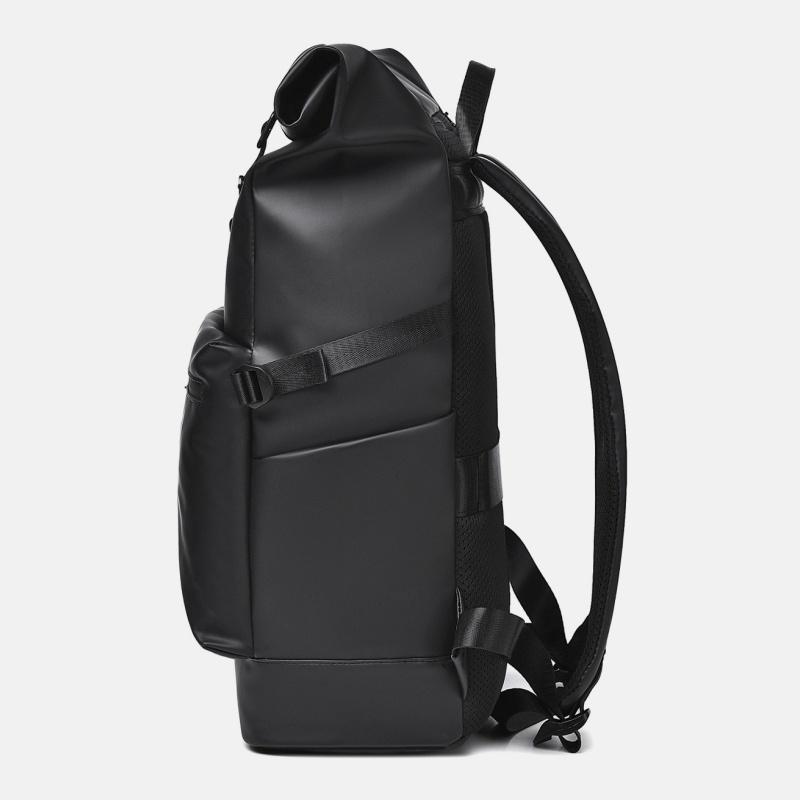 WEIXIER 2026 New Large Capacity Men's Backpacks High-end PU Waterproof Male Business Computer Bag Multi Layer Expandable Waterproof Travel Rucksacks
