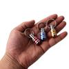 Golden Stainless Steel Quick-Change Extension Rod with 3 Slots & Keychain, 1/4 Batch Head Compatible