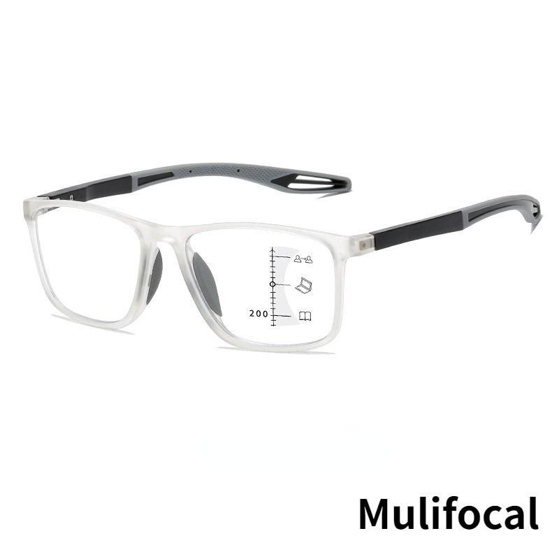 Multifocal Reading Glasses Men TR90 Anti-blue Light Women Progressive Eyewear Ultralight Sports Farsight Eyeglasses +1.0 To +4.0