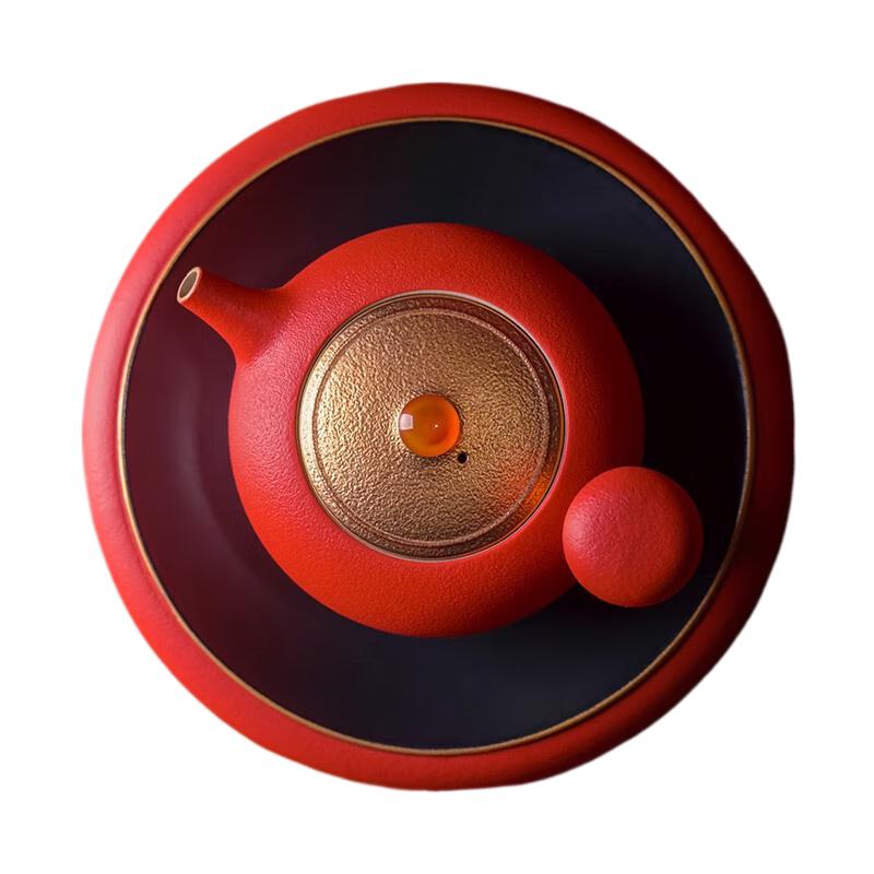 

Wanqiantang Premium China Red Ceramic Tea Set