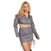 Missy Empire Womens/Ladies Extreme Poplin Crop Top