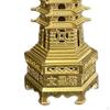 Traditional Ornament Wenchang Tower Figurines Artwork Collection Decoration Copper Statues for