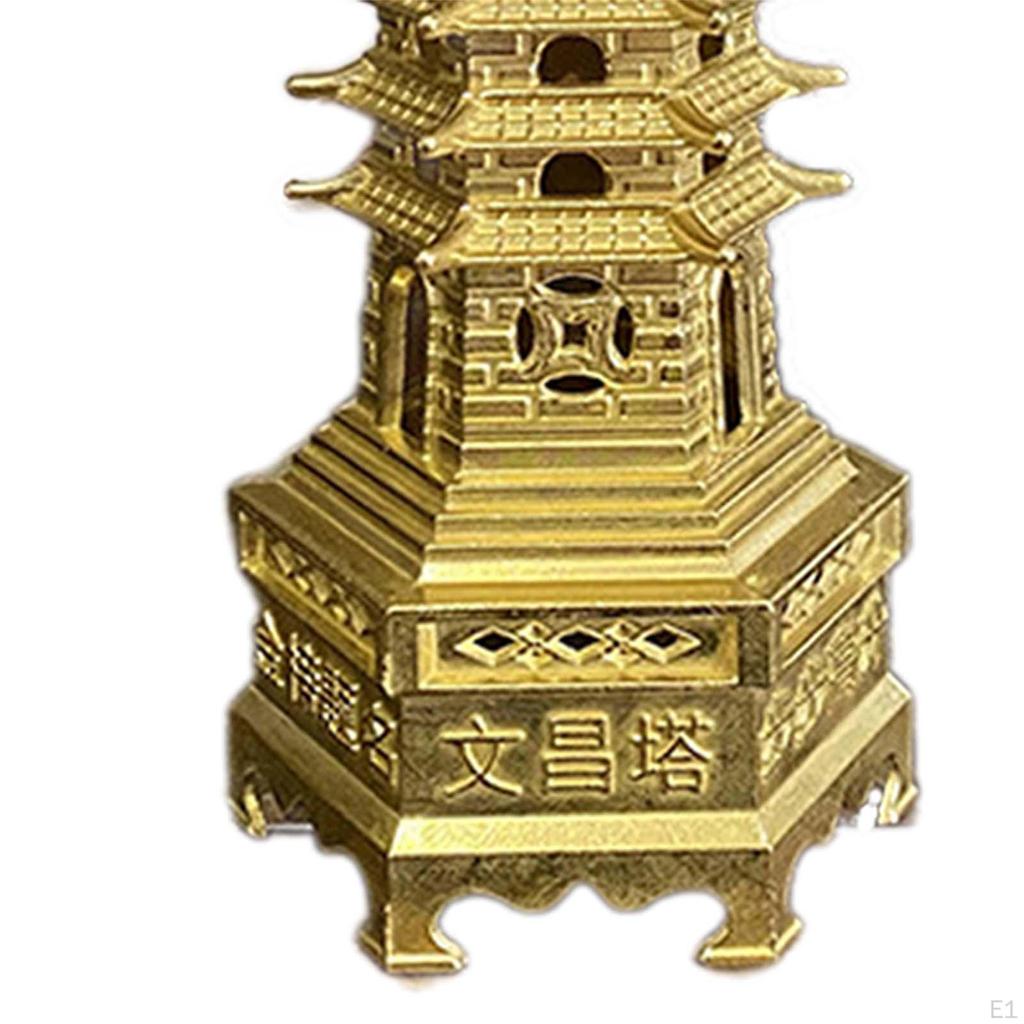 Traditionelle Ornament Wenchang Turm Figuren Kunstwerk Sammlung Dekoration Kupfer Statuen für