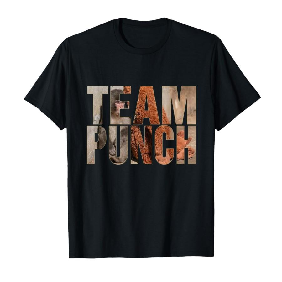 

Team Punch Funny Viral Monkey Meme Baby Monkey T-shirt For Men Women 100% Cotton T Shirts Short Sleeve Tops 0225-2 - Men s Su... S разноцветный