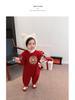 Chinese New Year 2026 Parent-Child Hoodies - Family Winter Wear for 3-4, Year of the Horse