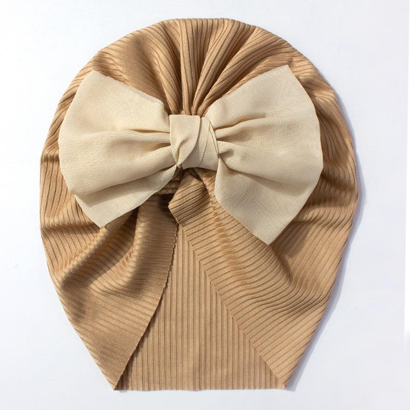 New Children's Hats, Cute Bow Baby Knotted Pullover Hats, Thin Breathable Baby Caps