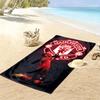 1pc Manchester United Manchester City Beach Towel, Outdoor Beach Towel Ideal Beach Necessities and Vacation Items