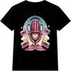 Music T Shirt Retro Microphone Cassette Tape Graphic Tee Vintage 80s Audio Shirt