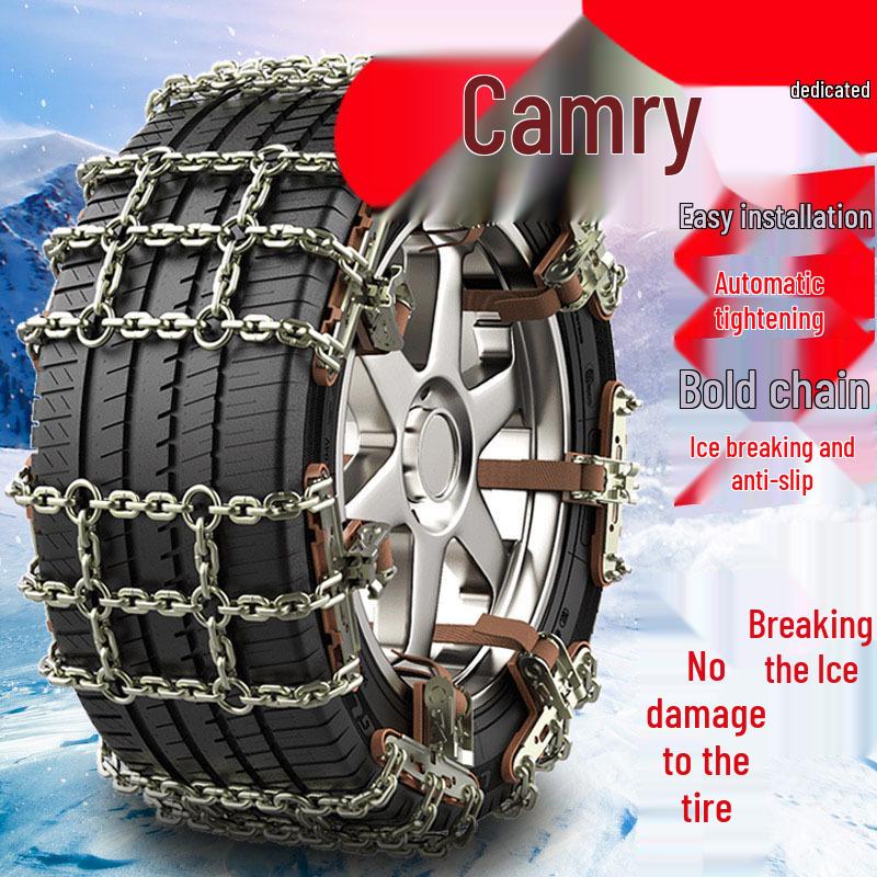 Toyota Camry 215/60R16 & 215/55R17 No-Jack Iron Anti-Skid Chains