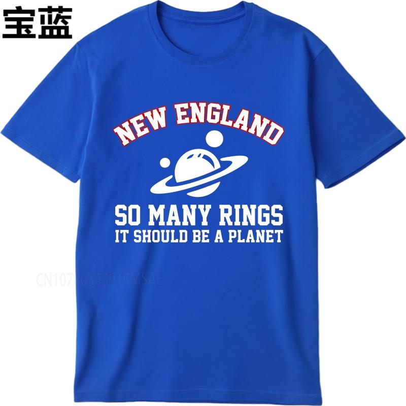 Black summer Boys t shirt New England So Many Rings It Should Be A Planet Short Sleeve Breathable Crew Neck Tshirt