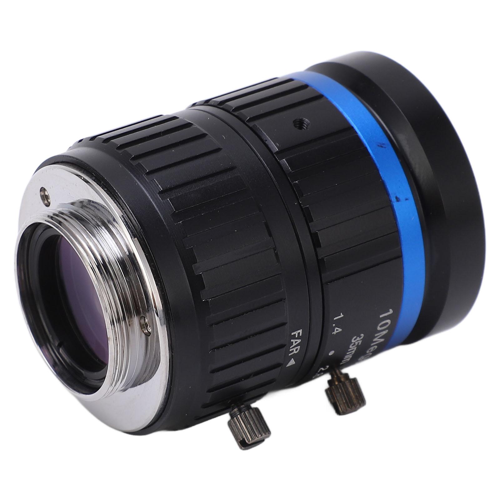 

1in C Mount Lens High Definition 10 Megapixel Manual Iris Lens 35mm Focal Length for Industrial Camera