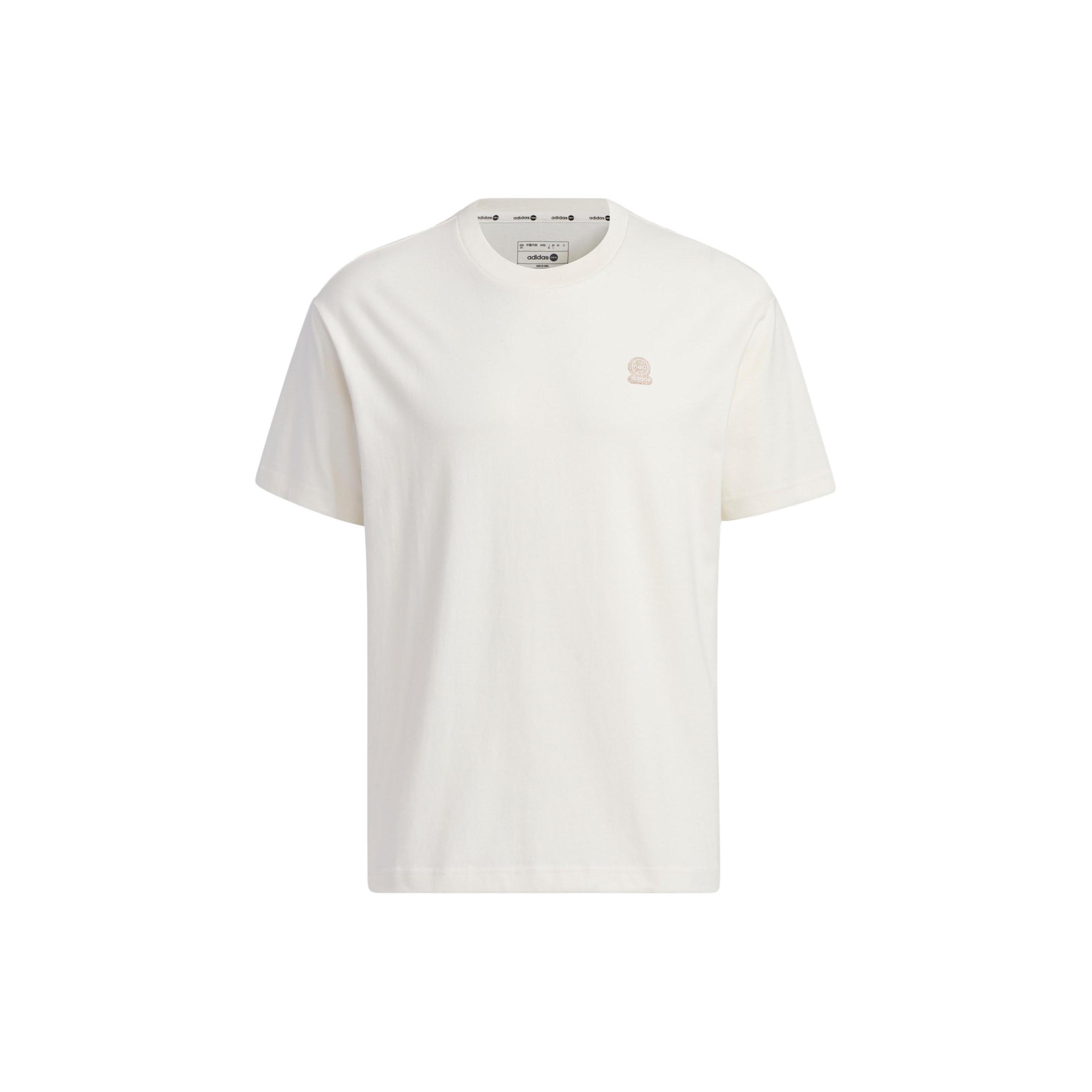 adidas Neo U ESNT T-Shirts White Unisex IB7681 L