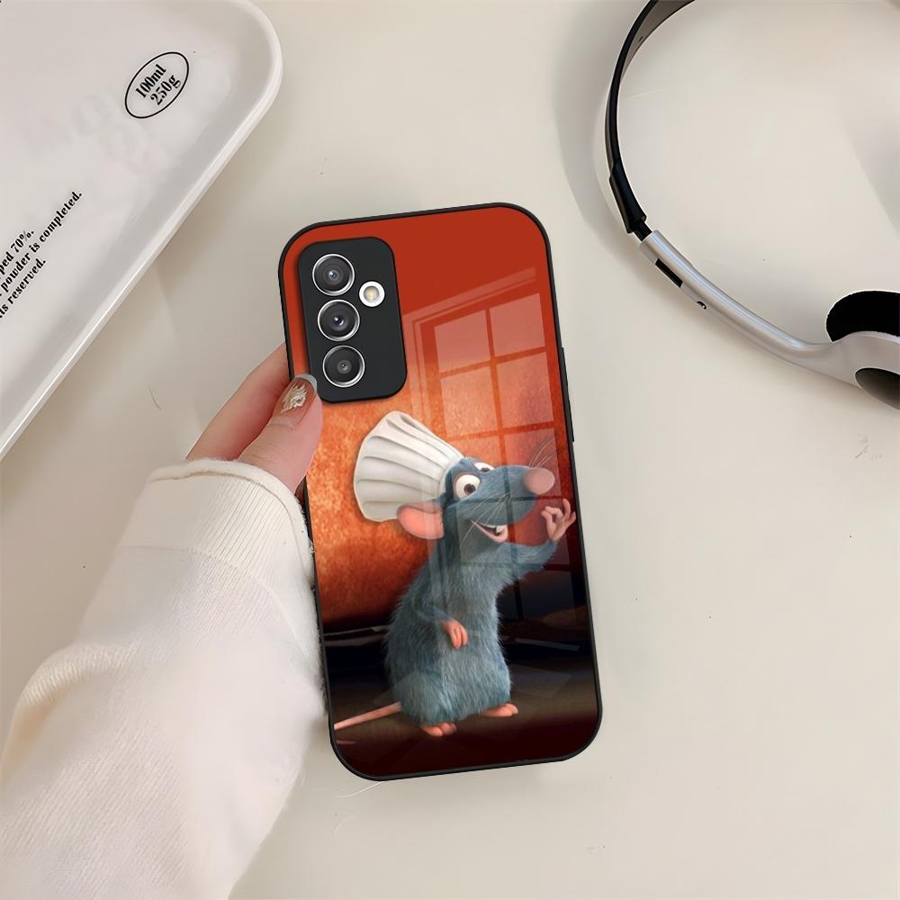 Disney Ratatouille Phone Case Glass For Samsung S24 S26 S23 S20 S25 S21 S22 Ultra Fe Plus A05 A06 A16 A26 A36 A56 Coque