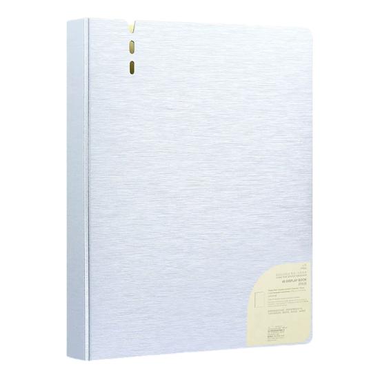 Waterproof Document Folder Portable Transparent File Organizer Thickened Plastic Folder Protect Important Papers Dust Moisture Resistant Supplies серебряный