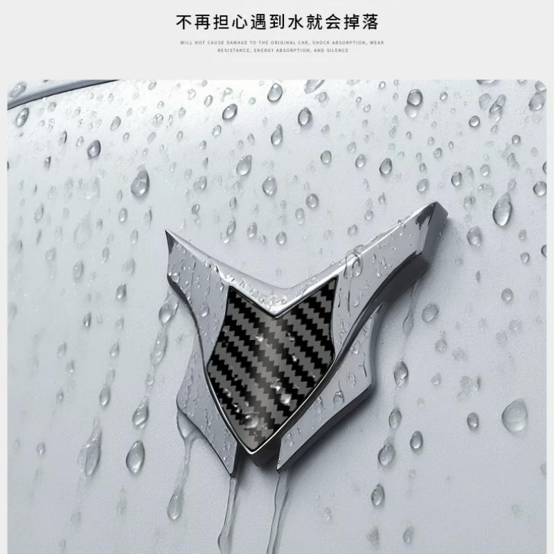 Suitable for mini beam of light car COOPER/JCW car metal decorative sticker 3D three-dimensional car logo shield
