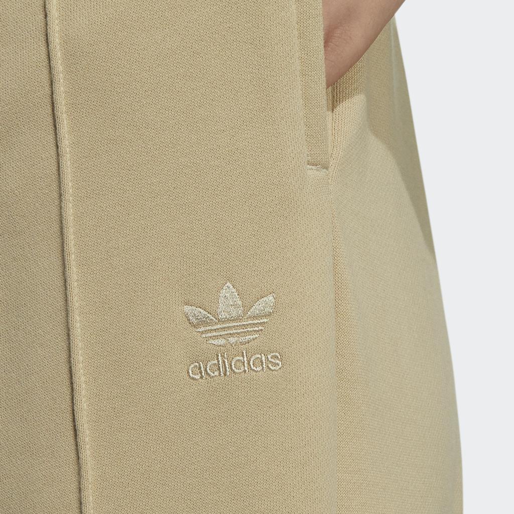 Adidas Originals Loose Fit Drawstring Elastic Waist Knit Sports Pants Women Bottoms Prairie-Brown HD0341