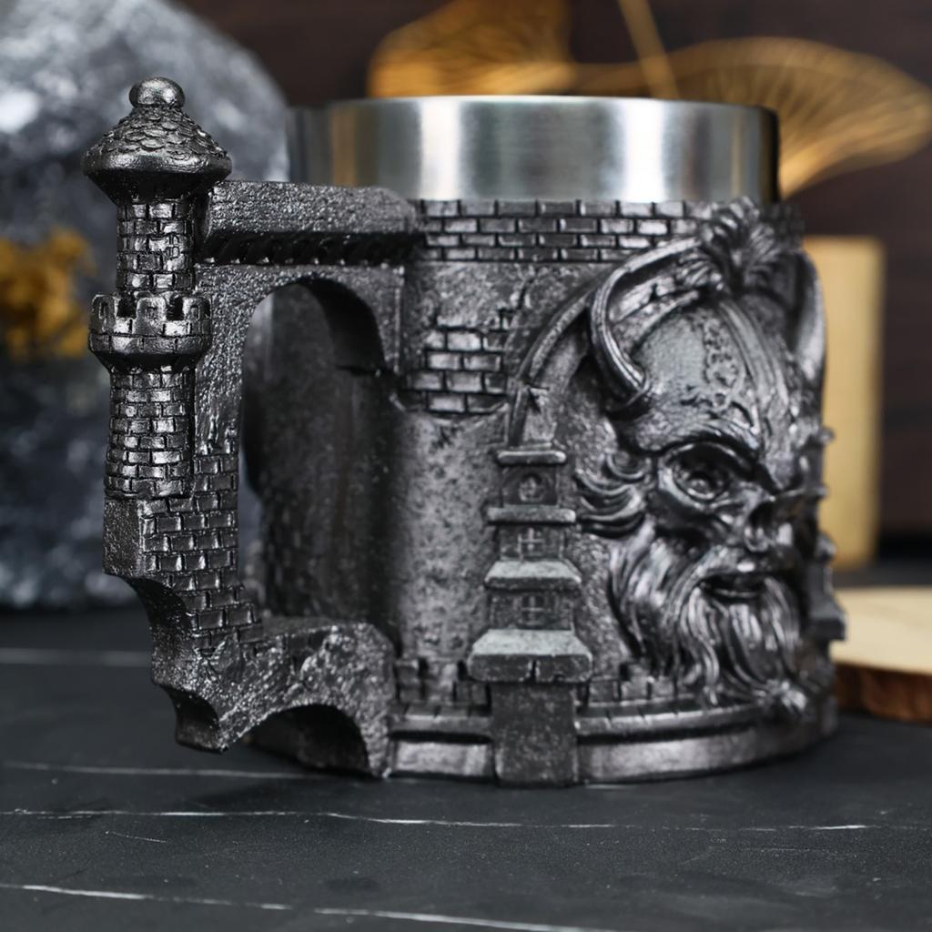 Stainless Steel Drinking Water Cup Coffee Cup Beer Cup; Men's Gift; Father's Day Gift; Party Decoration (capacity 450 Ml)