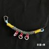 Outdoor Tactical DIY Modification Hand-woven Paracord Backpack Hanging Rope Multifunction Bag Strap Lanyard Accessories
