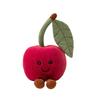 Cute Simulated Fruit Series Apple Banana Cherry Dragon Fruit Doll Pendant Plush Toy Backpack Keychain