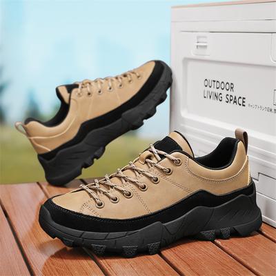 Herren Lederstiefel Handgefertigt Outdoor Sneaker Stiefeletten für Herren Freizeitschuhe Arbeitsschuhe