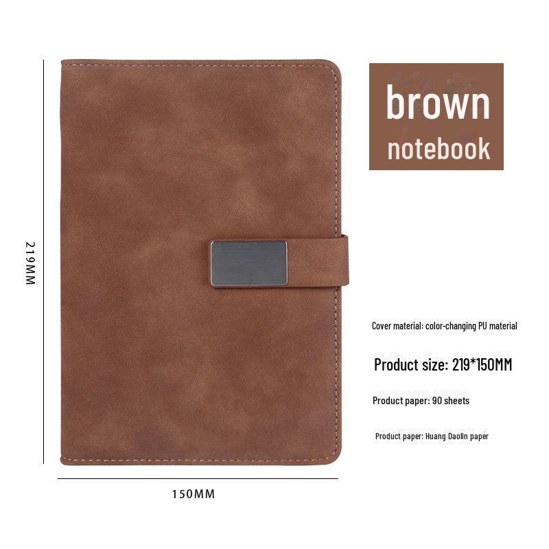 A5 Retro Sheepskin Laser Engraving Notebook for Students & Professionals - Custom Logo Option Available