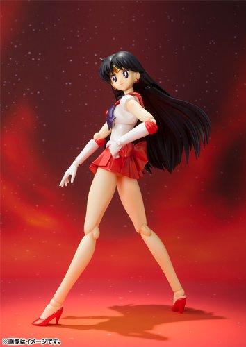 TAMASHII NATIONS S.H.Figuarts Pretty Guardian Sailor Moon Sailor Mars -Animation Color Edition- Approx. 140mm ABS & PVC Painted Movable Figure