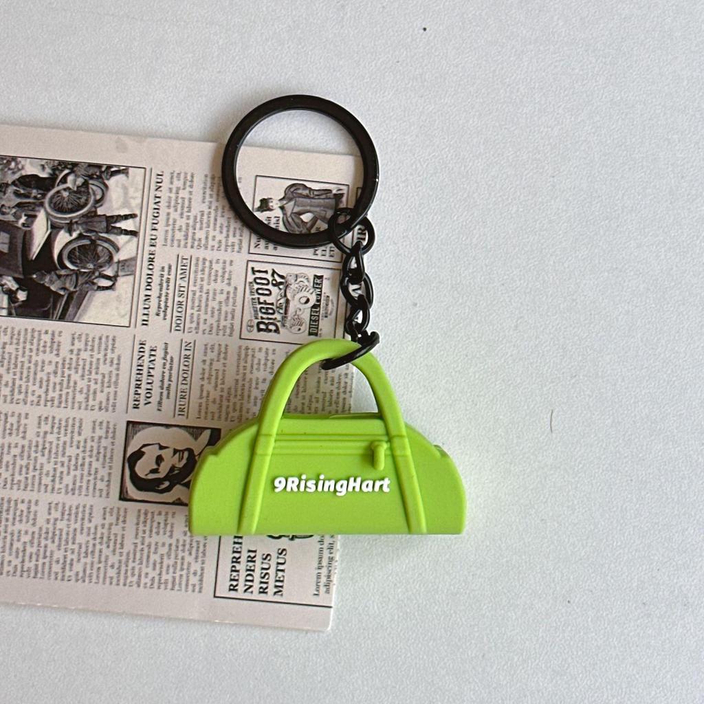 Eco Mini Gummi Pickleball Schläger Schlüsselanhänger - Sportrucksack Anhänger