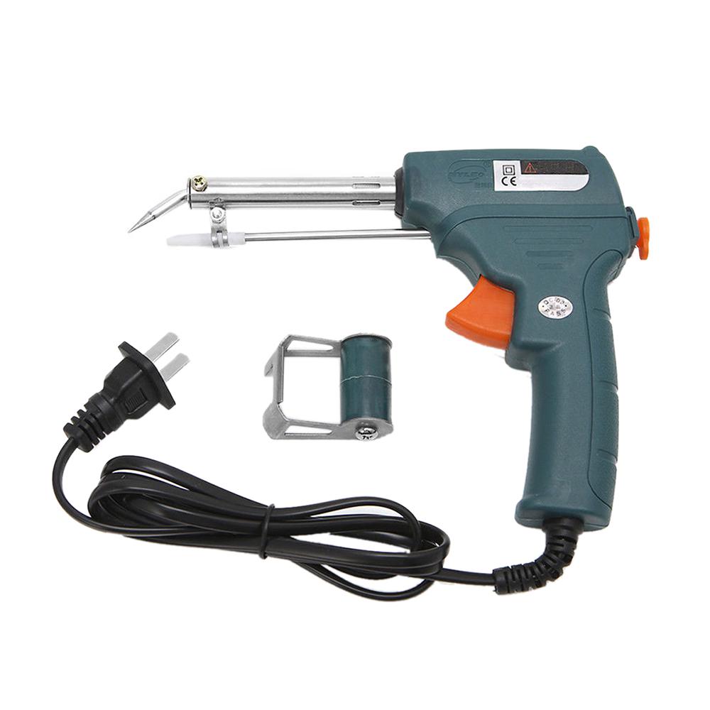 60W Electric Soldering Iron Kit 110V With Solder Wire & Suction Tool - Temperature Controlled