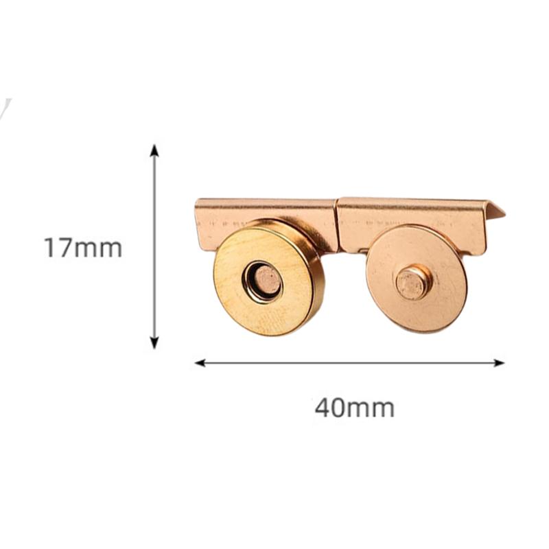 Set Magnetic Snaps 24 Pieces Sew On Clasps Snap Fastener Magnets No-Sew Closures For Purses Bags Tote Buttons