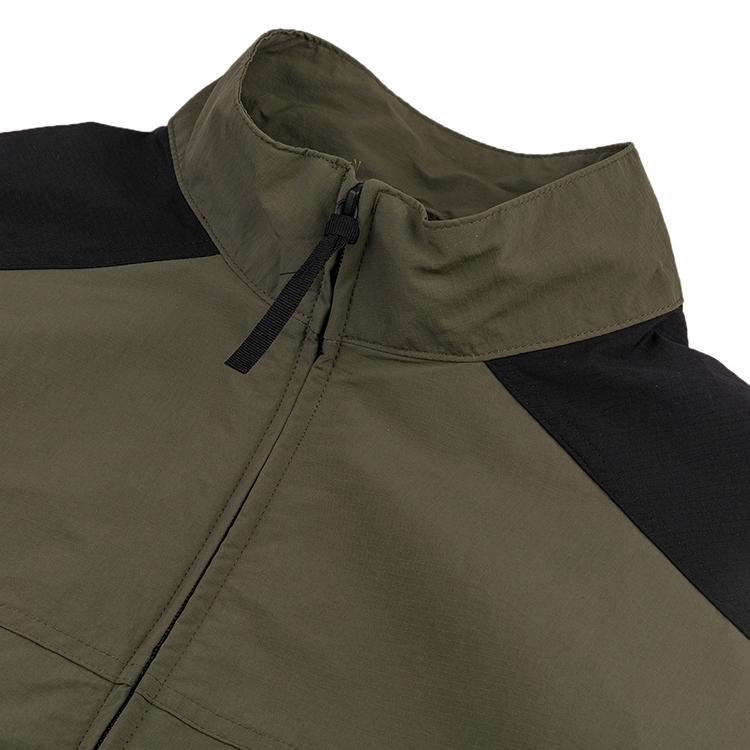 Timberland Outdoor Casual Water-Resistant Loose Fit Stand Collar Long Sleeve Jacket Men Jacket Army-Green A6FE2A58