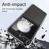 For Samsung Galaxy Z Flip 7 6 5 7FE Frameless PC Phone Case W25 W24 Flip Ultra-thin Transparent Protective Back Cover Shell