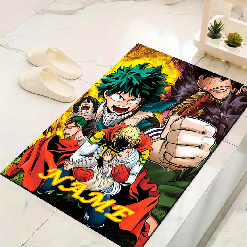 Custom 1Pc Heroic Battle Unleashed Rug Office Carpet Indoor Outdoor Entrance Doormat Nonslip Soft And Comfortable Living Room D2915123