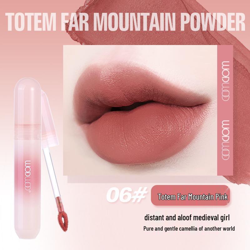 WODWOD Soft Mist Long-Lasting Matte Lip Color - Non-Stick, Non-Fading, Moisturizing, Highly Pigmented.